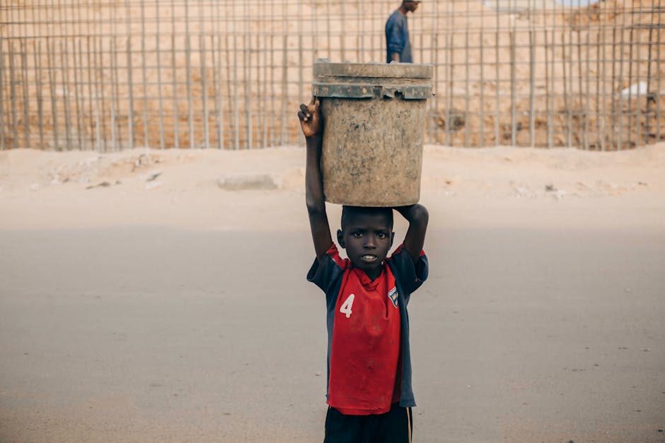 Impact banking child carrying bucket